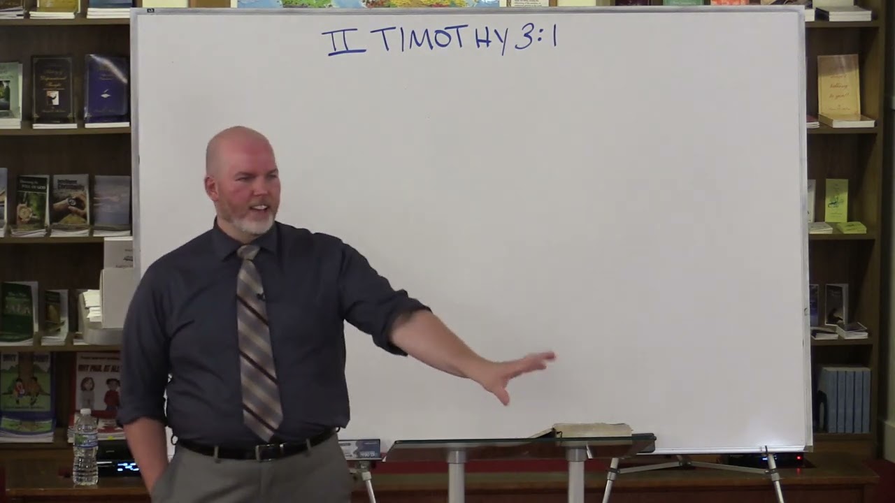 2 Timothy 3:1 - Last Days and Perilous Times