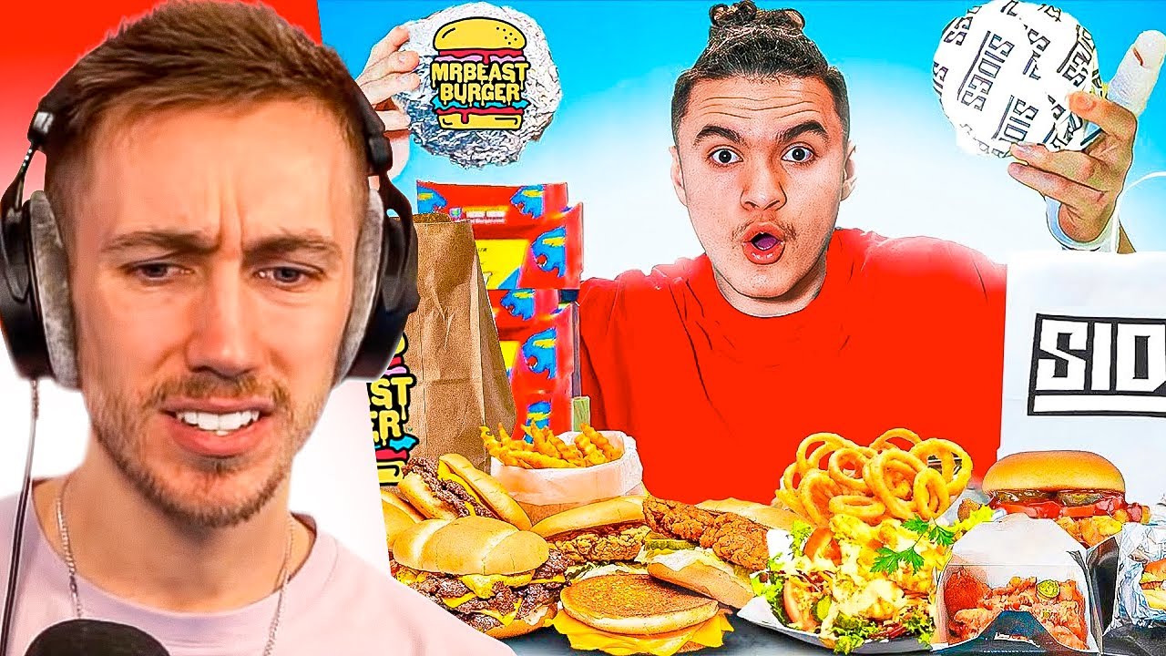 MrBeast Burgers против Sidemen Sides!