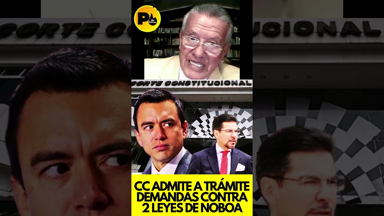 Dr. Augusto Tandazo (CC admite a tr&aacute;mite demandas contra 2 leyes de Noboa)