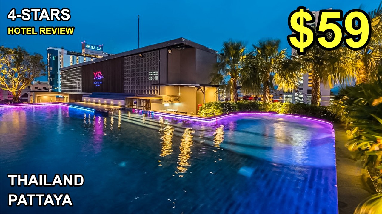 QX Pattaya Hotel, Pattaya, Таиланд | Обзор отеля 4K  🇹🇭