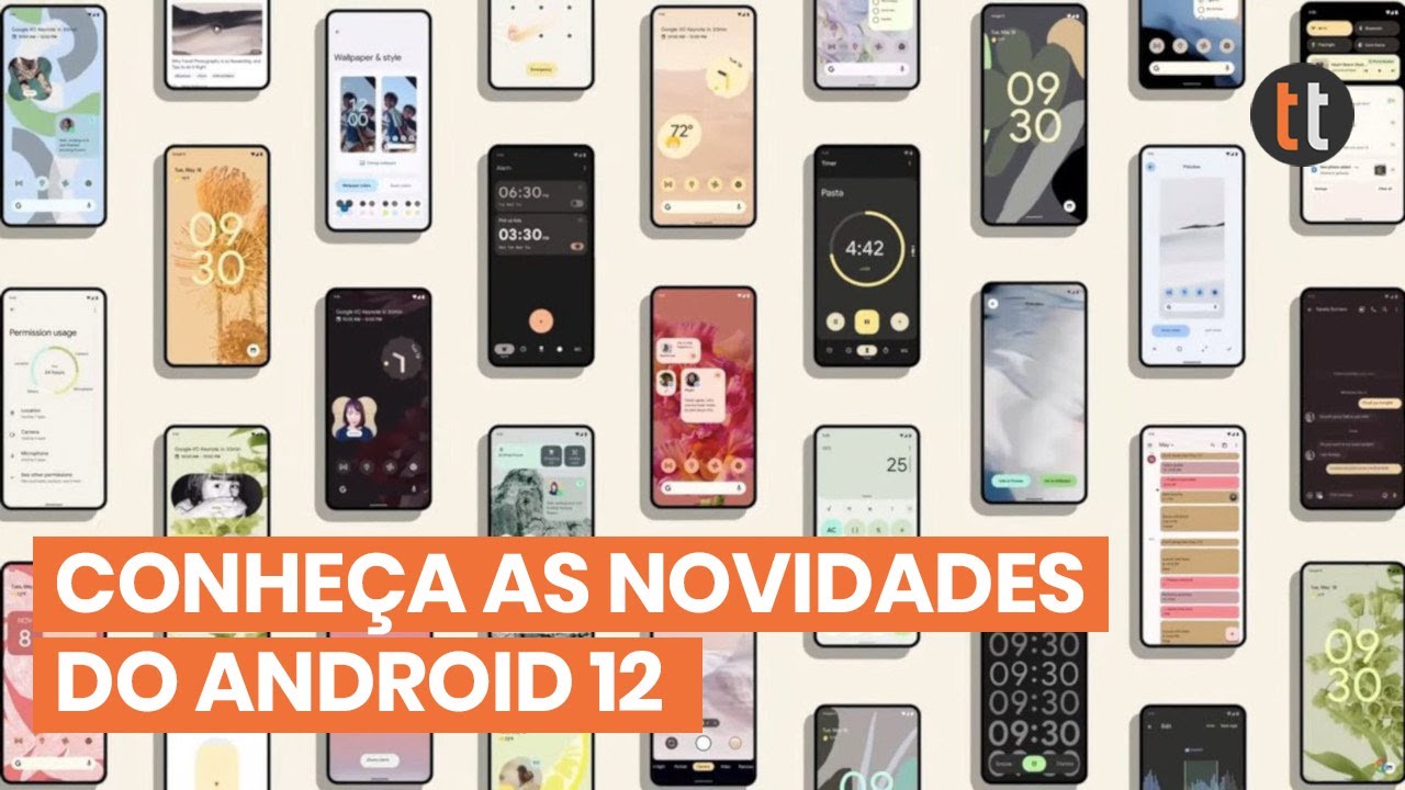 NOVO ANDROID 12 - CONHE&Ccedil;A AS NOVIDADES!