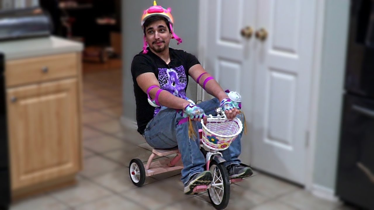 We can't get off our tricycles for 24 hours