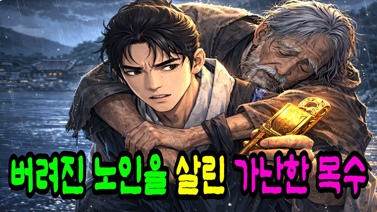 강가에 버려진 노인을 구한 가난한 목수. 옛날이야기 민담 야담 설화 조선시대 오디오북 조선야담 잠자리동화 고전 전설