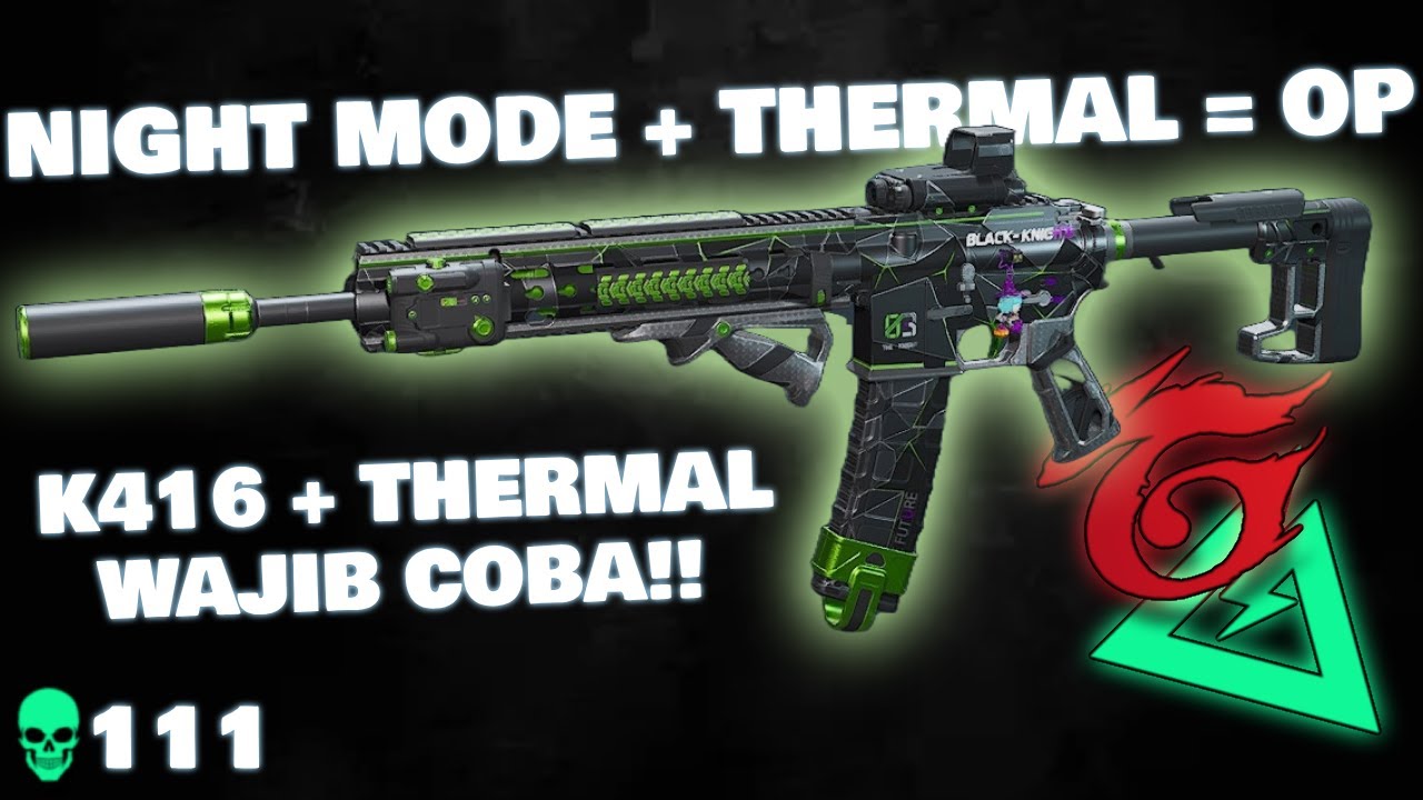 PAKE THERMAL SCOPE INI DI NIGHT MODE OP BANGET!! (K416) - DELTA FORCE INDONESIA