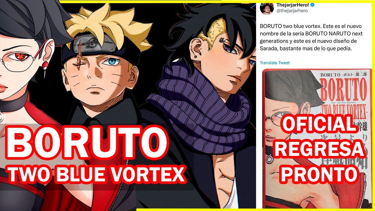 OFICIAL: Sarada Uchiha se convierte en vampira en Boruto: Two Blue Vortex