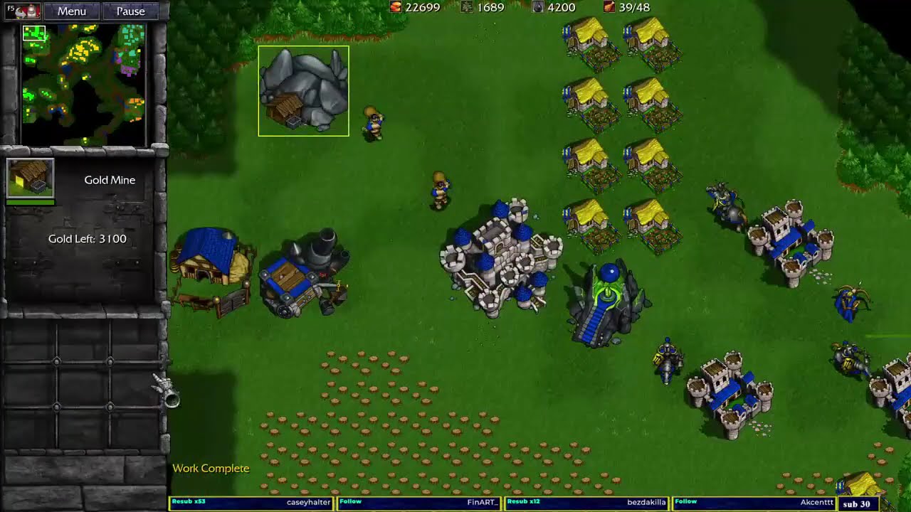 Warcraft 2 Remastered Forest Trail 3v3