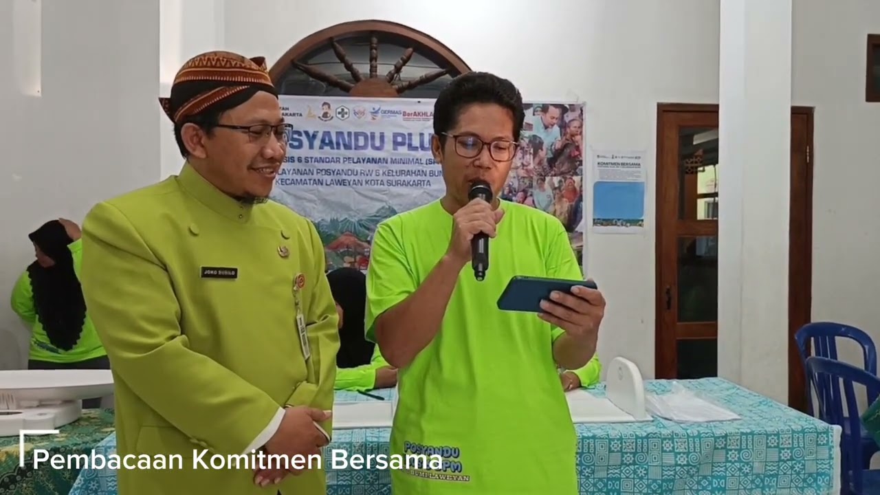Launching Posyandu Plus 6 SPM RW 6 Kelurahan Bumi✨✨✨
