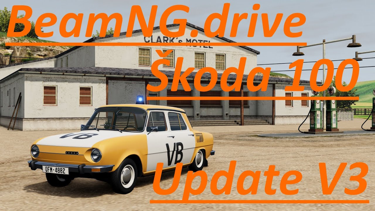 BeamNG.drive Škoda 100/110 Update V3