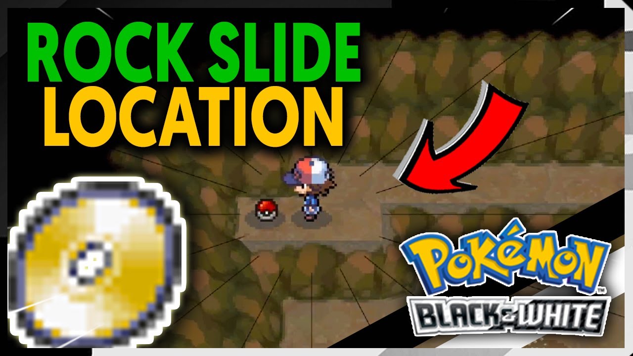 WHERE TO FIND TM80 ROCK SLIDE ON POKEMON BLACK AND WHITE