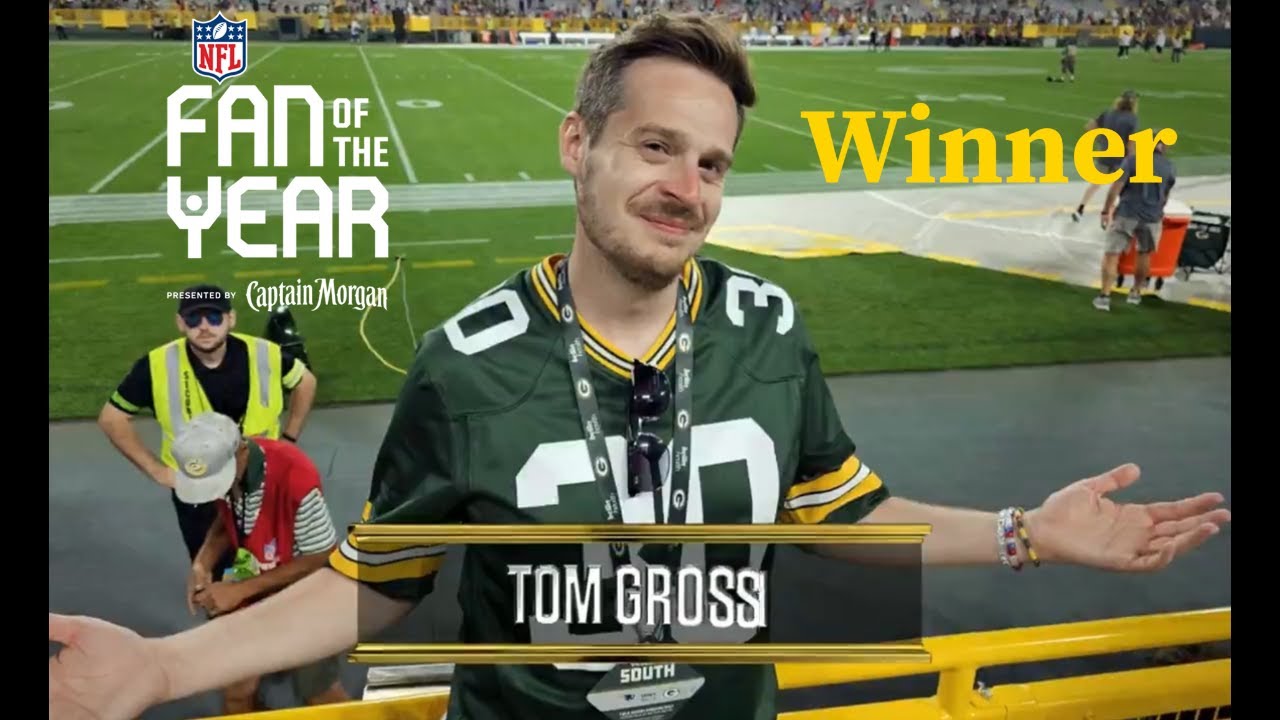 Tom Grossi NFL Fan of the Year - Winner