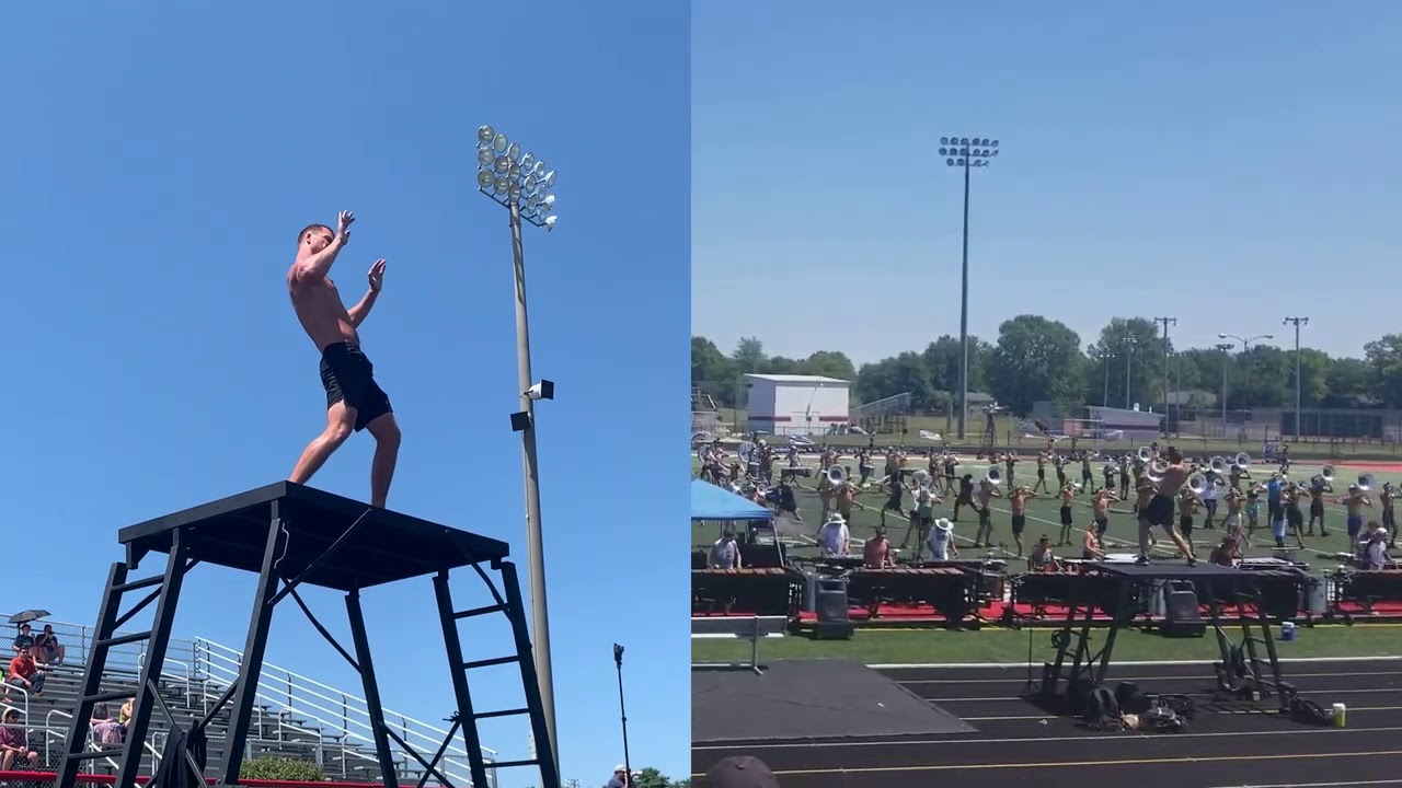 2019 Blue Knights Finals Day Run Through Drum Major Cam