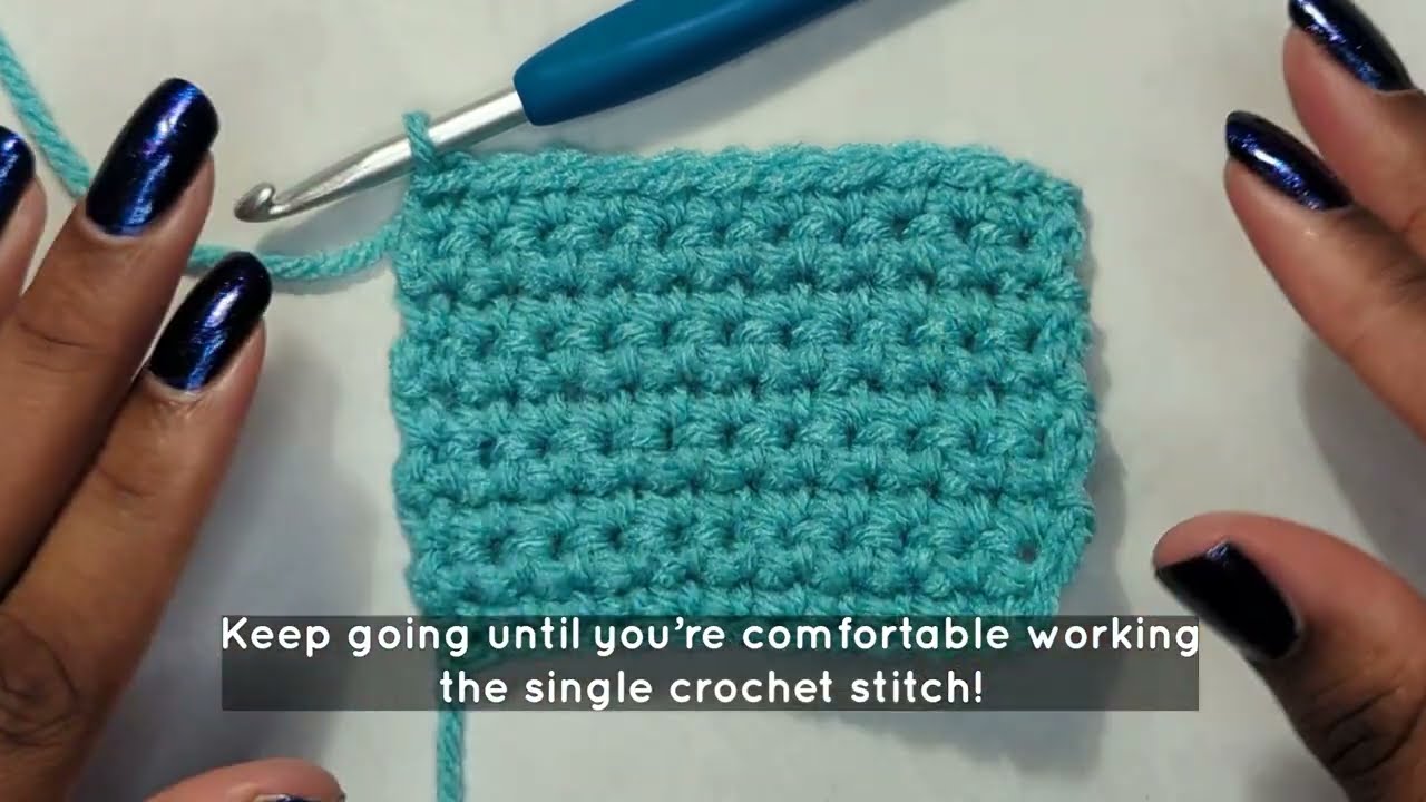 How to Single Crochet - The Easiest Crochet Stitch