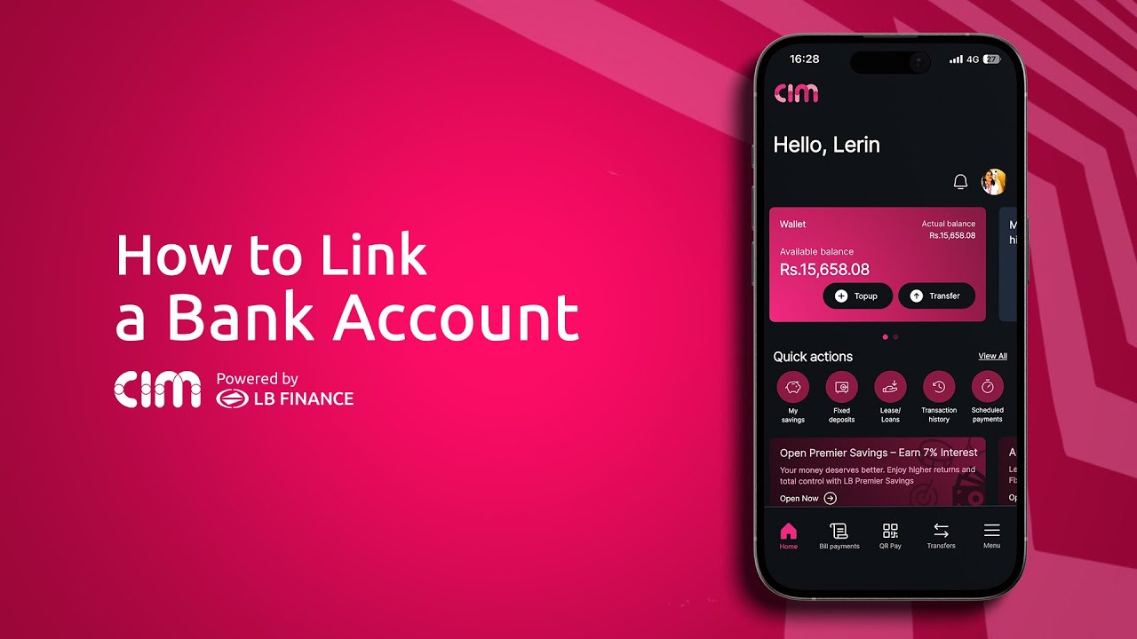 Seamless Banking Made Simple | Link Your Bank Account on the LB CIM App