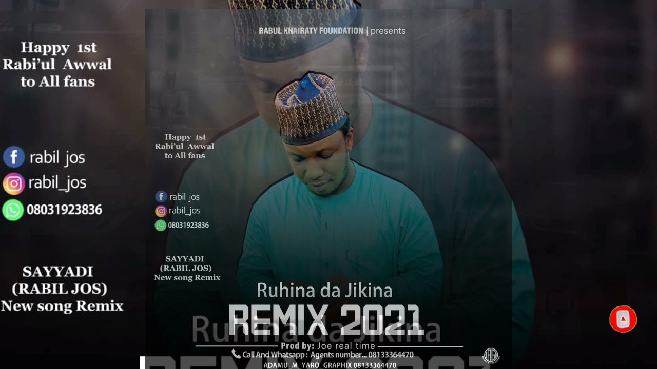 RUHI DA JIKINA RIMIX 2021 BY @RabilJos