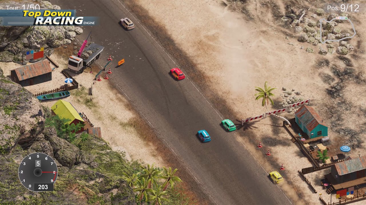 Top Down Car Racing Engine | Cameras Showcase | Unity 3D Asset