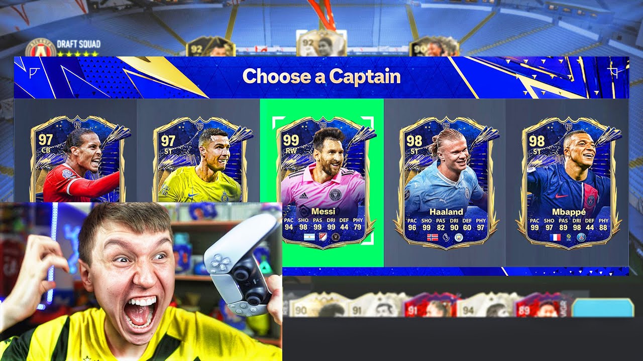 FULL TEAM OF THE YEAR FUT DRAFT ON EA FC 24!