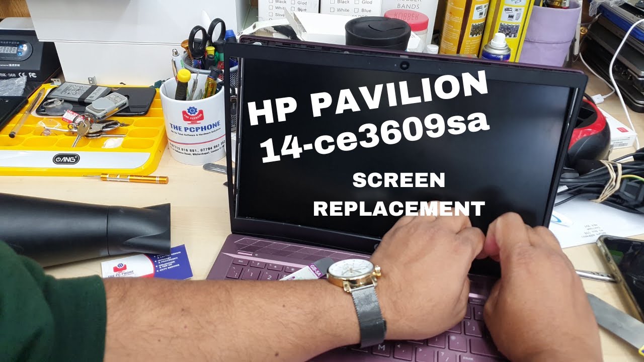 HP Pavilion 14-ce3609sa Screen Replacement | Step-By-Step Tutorial