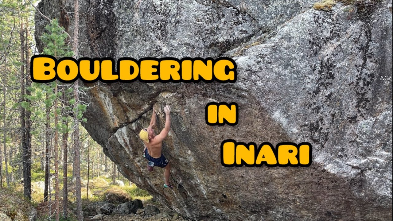Finland bouldering in Inari