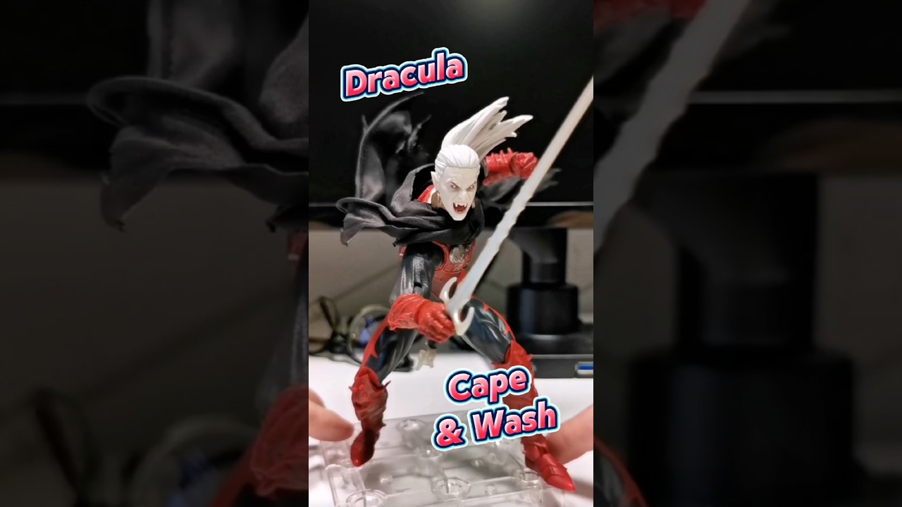 Дракула Custom Cape and Wash Marvel Legends Hasbro Pulse Action Figure Mod Fix Strange Tales