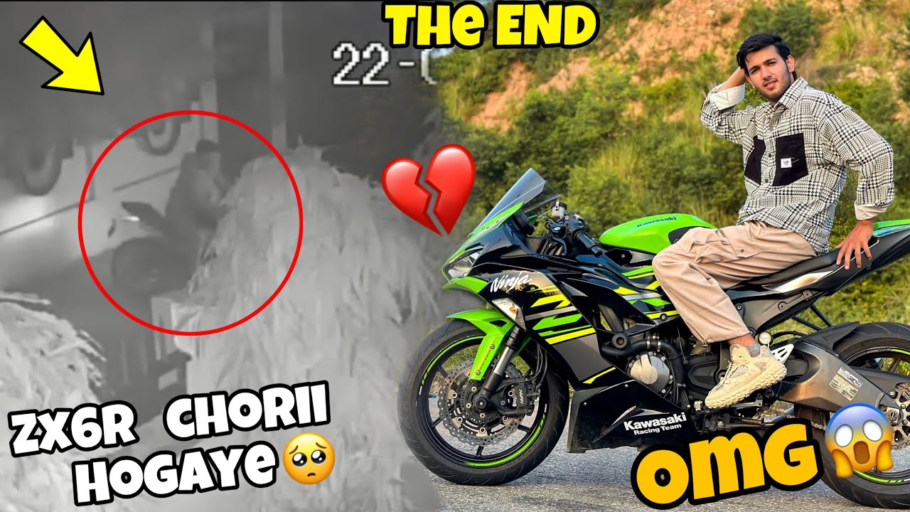 SuperBike Zx6R Choriii hogaye🥺|| Police Station 👮‍♀️jana pada || Socha nhi tha esa hoga😭