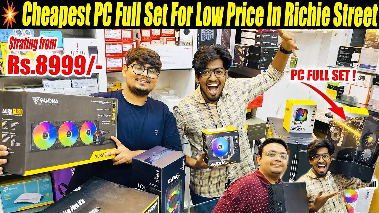 💥🤯Budget PC Full Set For Just ₹8999/- | Ritchie Street Chennai | வெறும் ₹99 முதல் Gadgets🔥