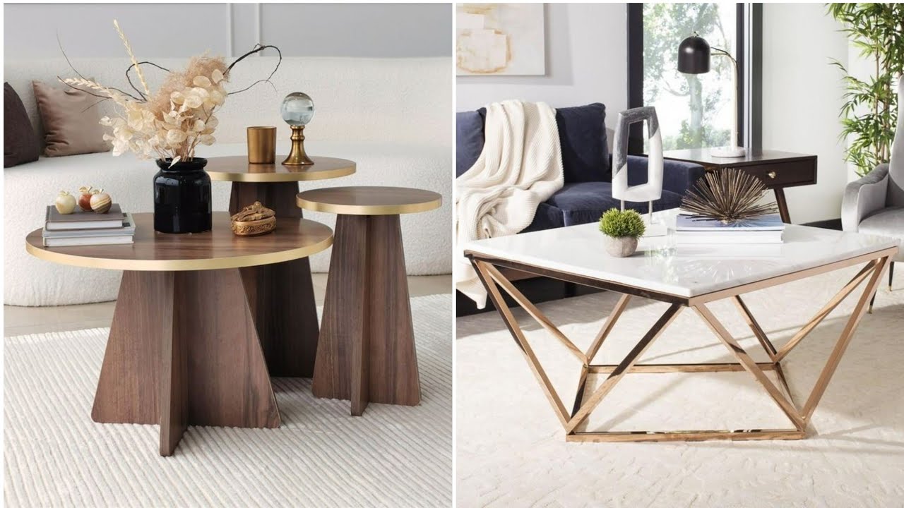 trending modren coffee table and center table decor ideas 
