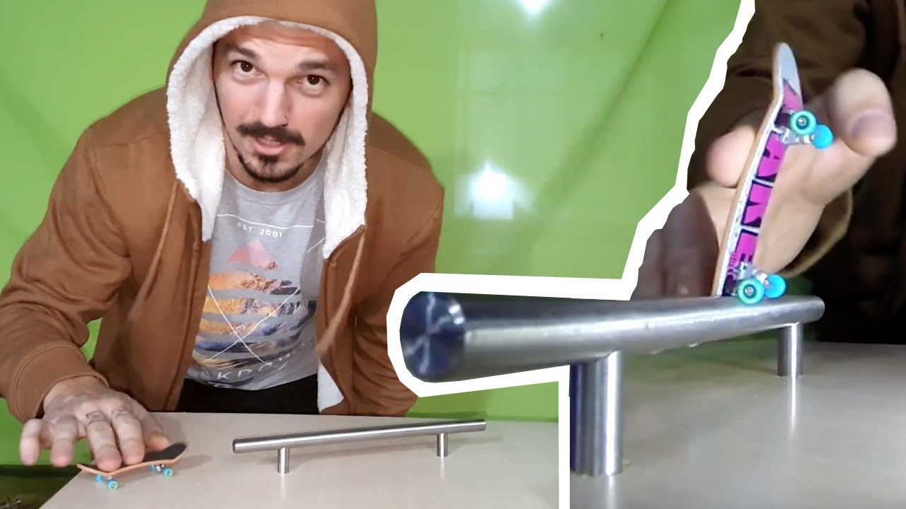 CONSTRUINDO CORRIMÃO DE FINGERBOARD, SKATE DE DEDO
