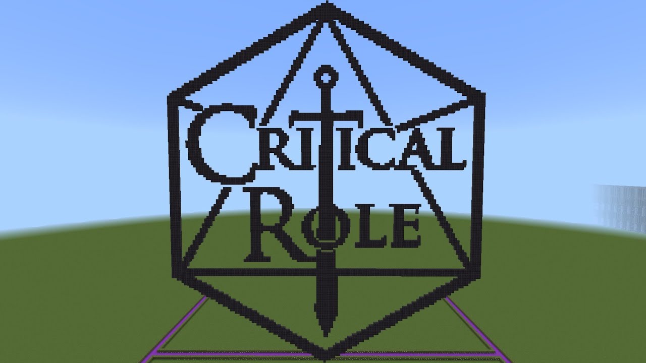 First time Critical Role Logo Pixel Art Part 3