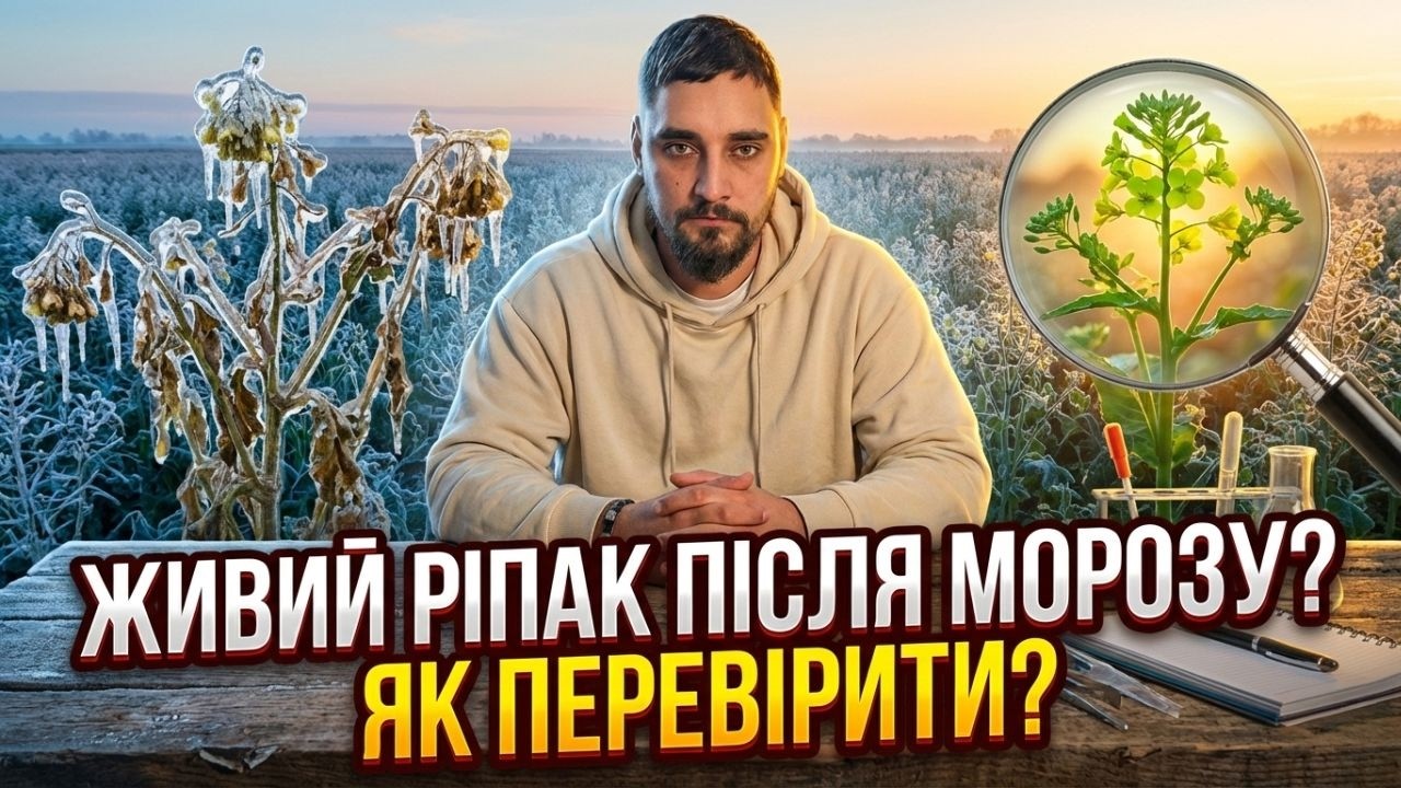 Як перевірити чи живий ріпак після морозу?