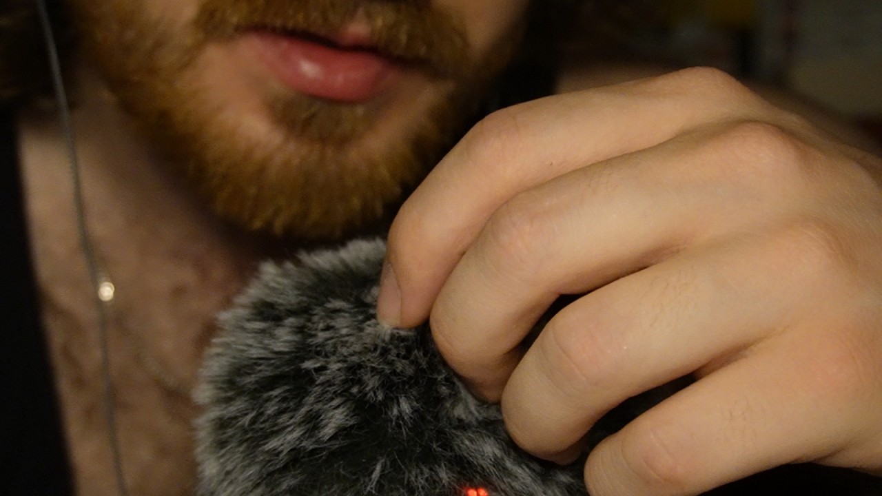 Soft Fluffy Mic Brushing ASMR to Relax and Sleep to