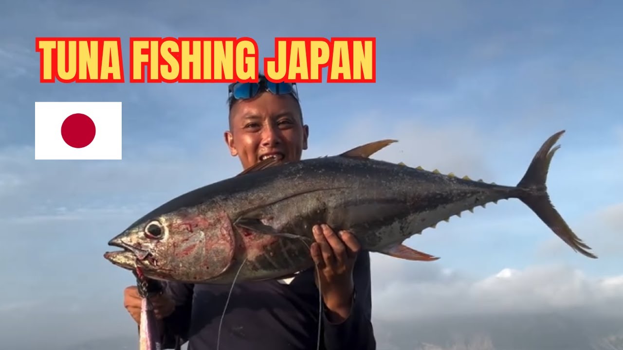 Shore Fishing for Yellowfin Tuna on a Remote Island in Japan!