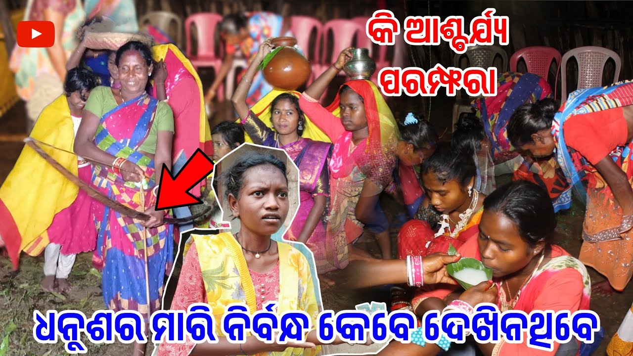 ଧନୁଶର ମାରି ନିର୍ବନ୍ଧ କେବେ ଦେଖିନଥିବେ || କି ଆଶ୍ଚର୍ଯ୍ୟ ପରମ୍ଫରା || @tribevloggerrani9457