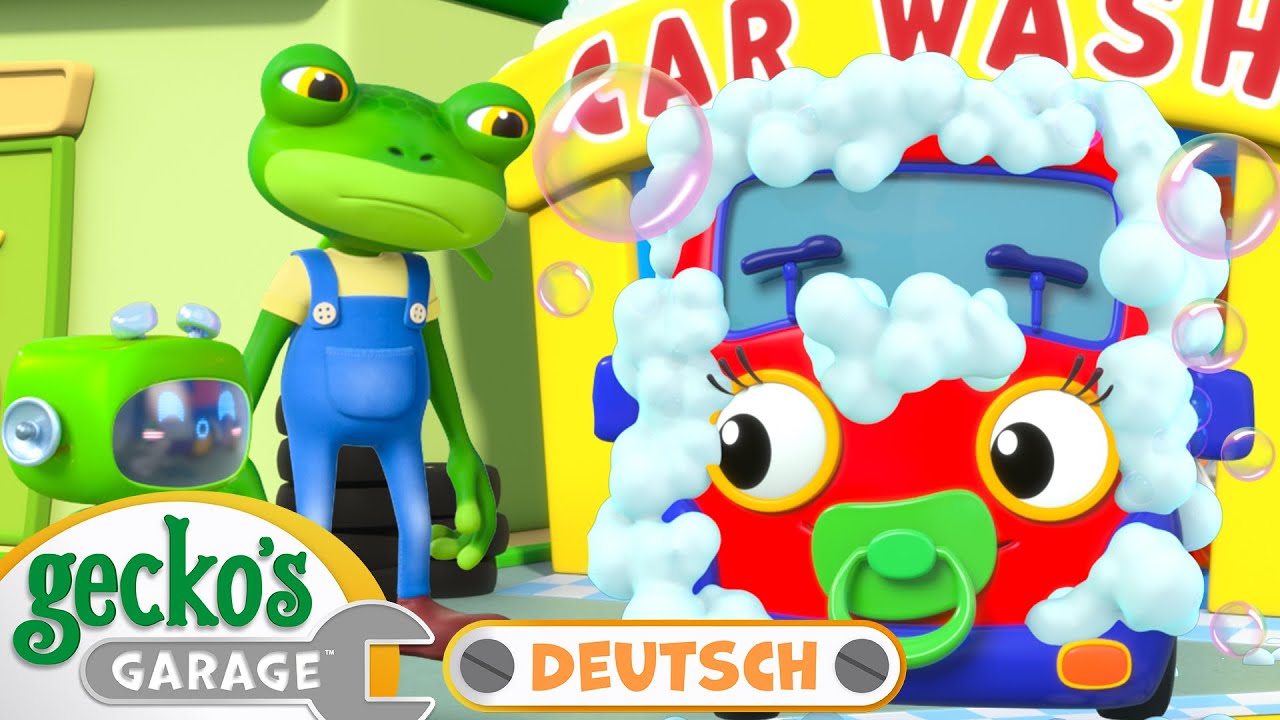 Waschanlagen-Abenteuer｜40-minütige Zusammenstellung｜Geckos Garage｜LKW für Kinder