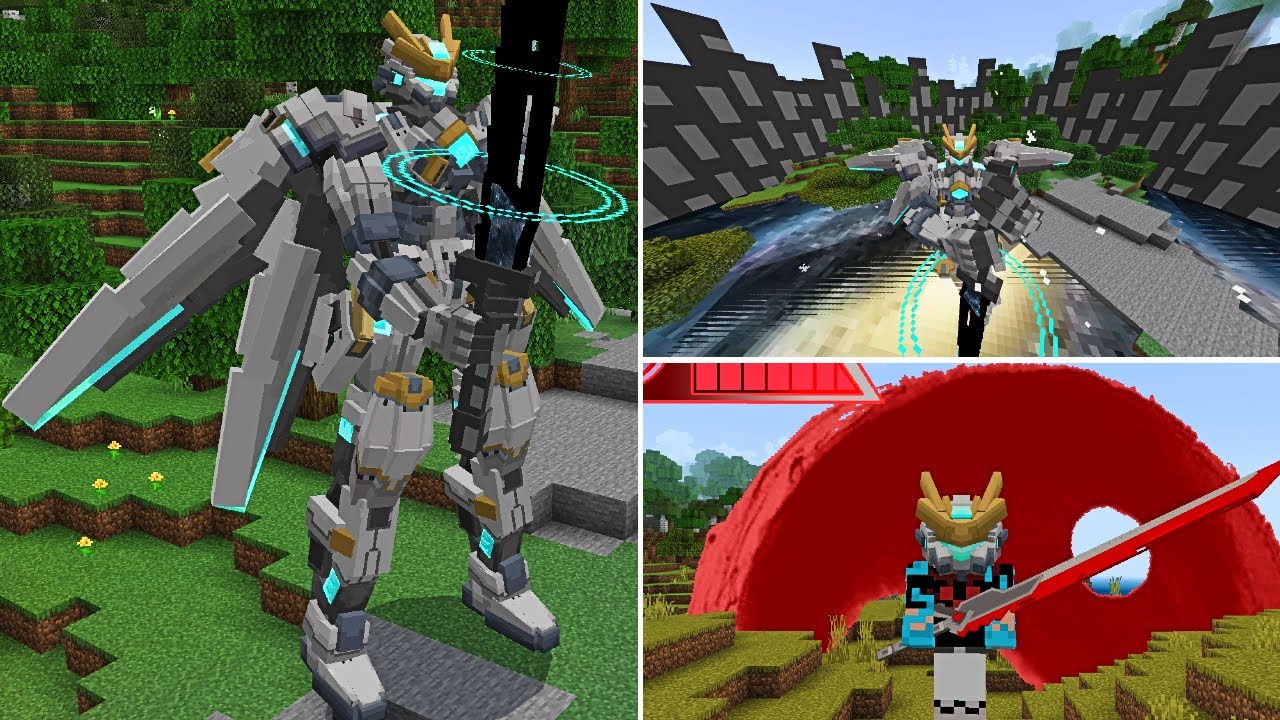 Addon de CYCLONE MECHA para Minecraft PE || Robot MCPE