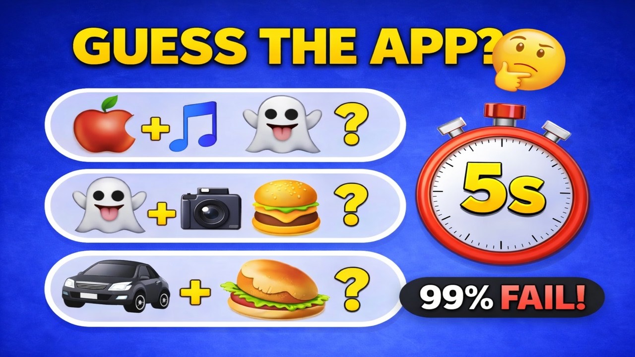 Угадай 60 приложений БЫСТРО с помощью Emoji Challenge 2026 📲🔥