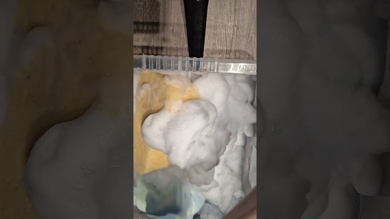 ##asmr #satisfying #foam #sound #suds #crisp #frothy #white #sparkly 