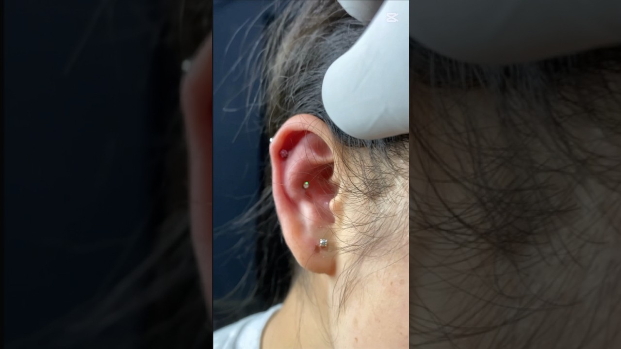 #inkershoodtattoo&bodypiercing #conchpiercing #piercinglovers #piercingreels