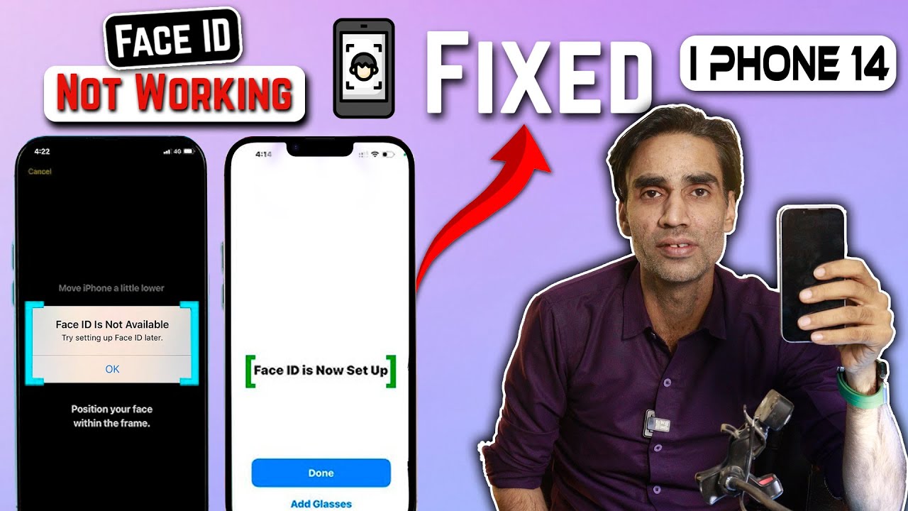 100% 🔴 Live iPhone 14 Face ID Not Working ? Easy Solution !! #face_id  #akinfo