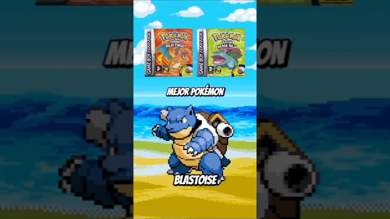 Blastoise es tal vez el mejor inicial? 