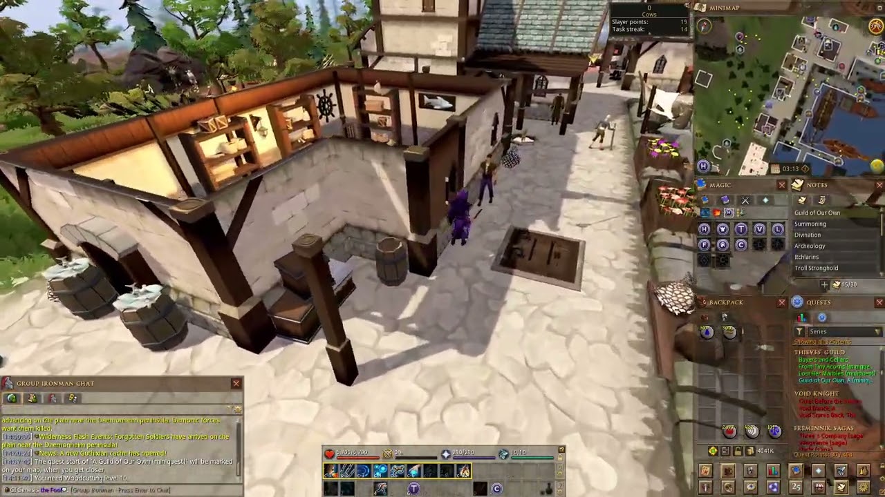 OSRS Player Tries RS3 Guideless! (#08 - VOD)