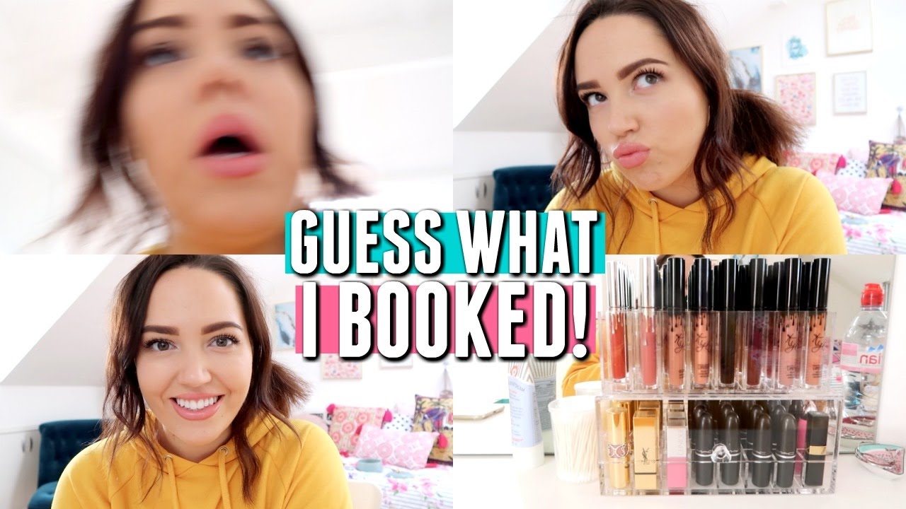 GUESS WHAT I BOOKED!? 😬