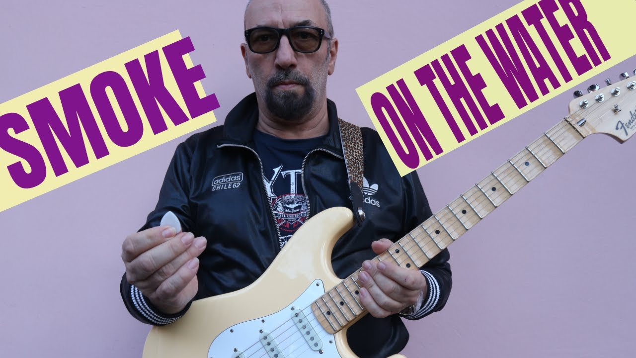 Tutorial come suonare Smoke on the Water riff struttura accordi Deep Purple