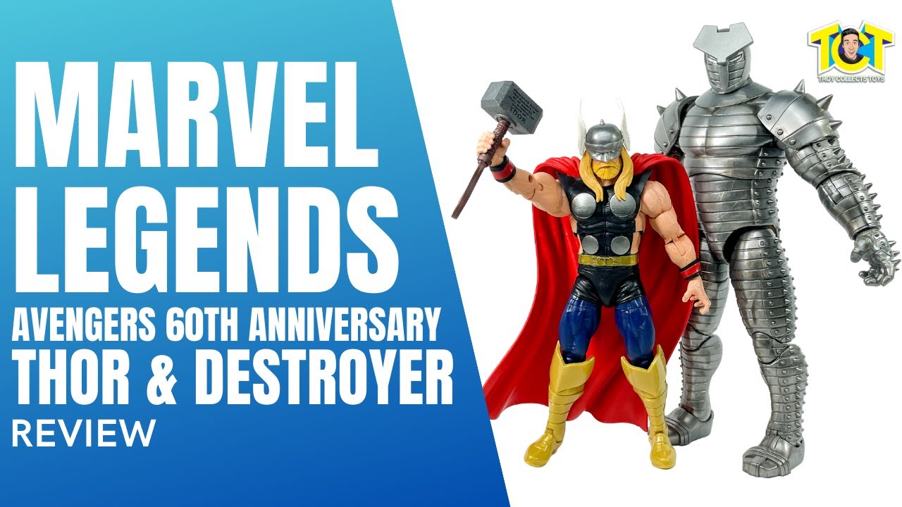 Is this set worth it? Marvel Legends 60th Anniversary THOR & DESTROYER Review | TROY COLLECTS TOYS