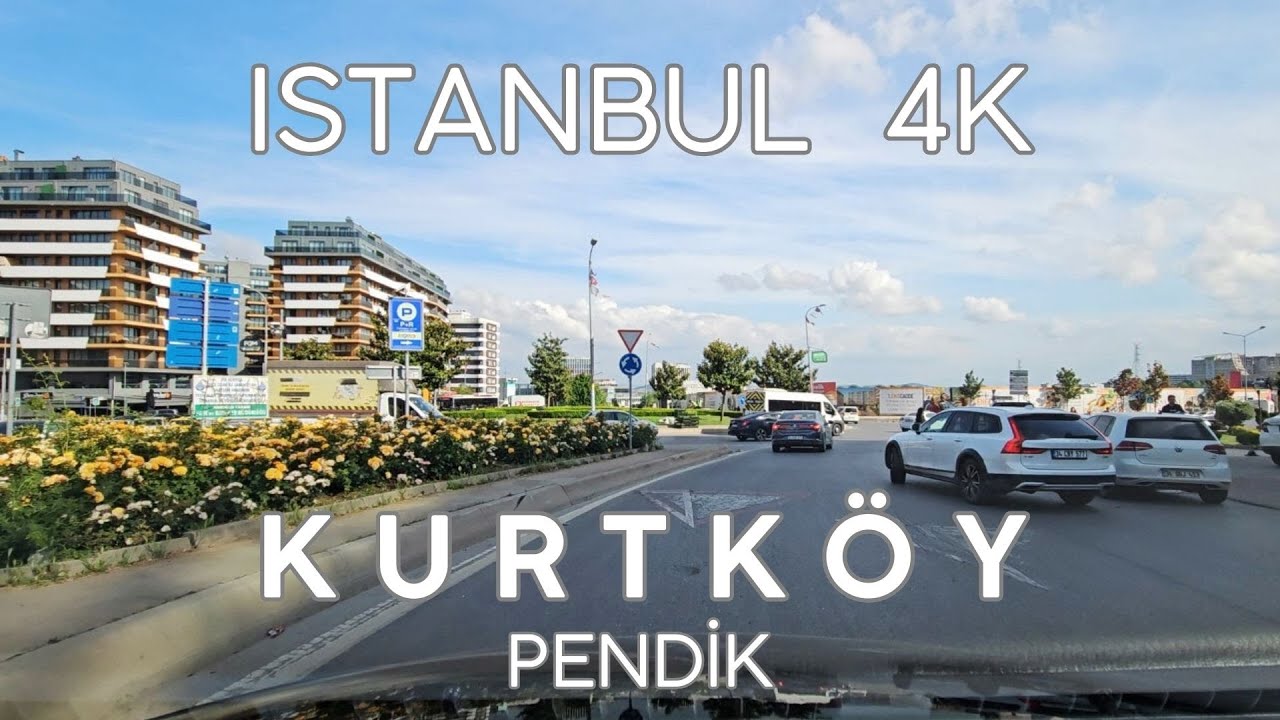 Istanbul 4K Drive in Kurtköy & Yenişehir in Pendik – 4K Driving Video Sightseeing Tour