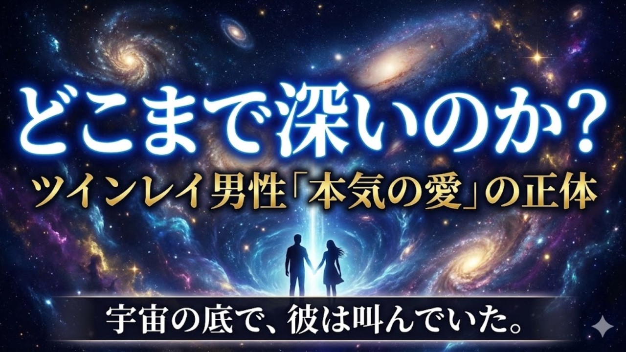 もう疑わないで。【ツインレイ男性の本音】彼の愛はどこまで深いのか？沈黙の裏にある「涙の魂契約」