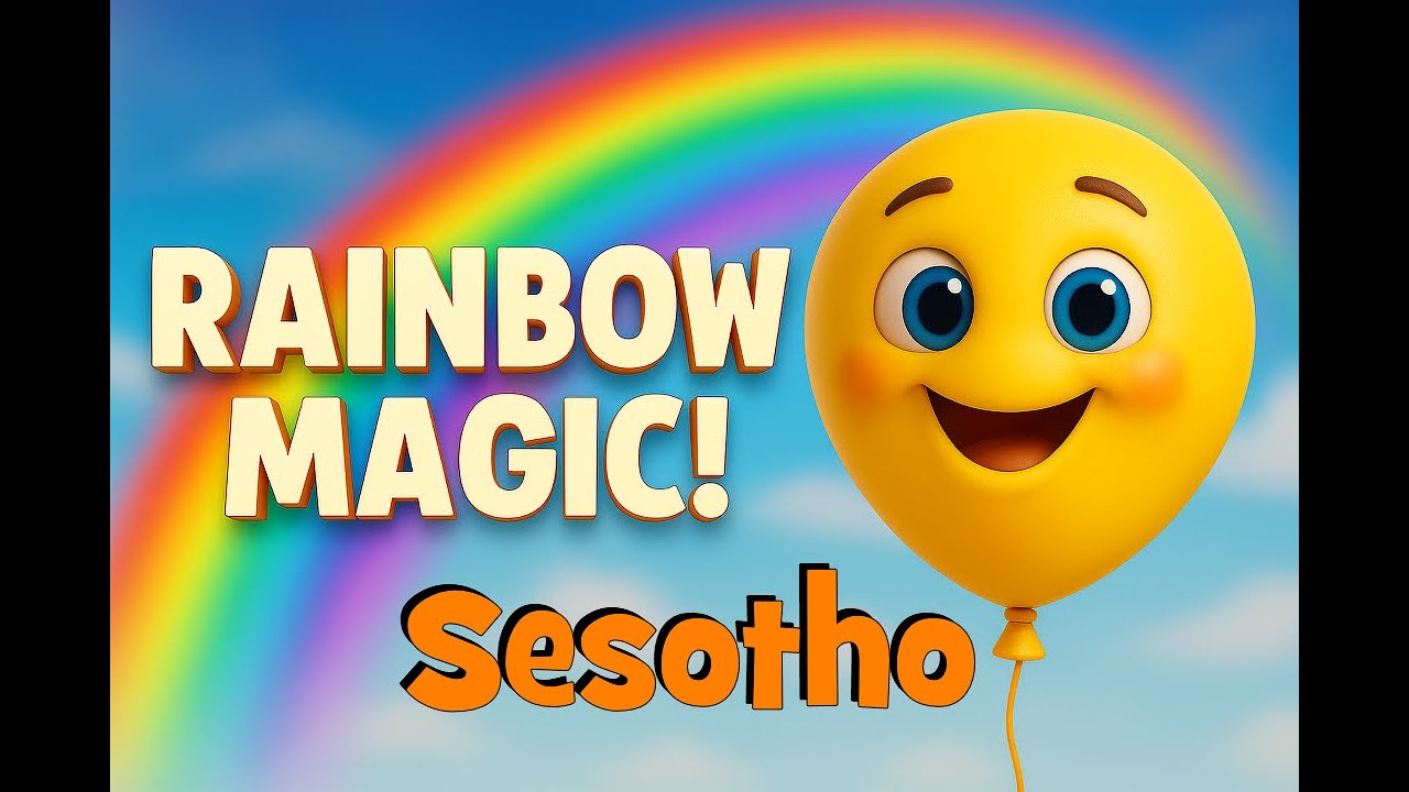🌈✨ Bobo The Curious Balloon - Episode 1 - The Rainbow -  Sesotho