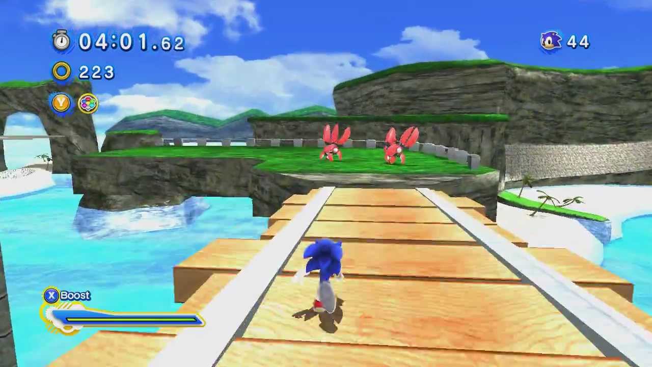 Sonic Generations - Emerald Coast - Walkthrough