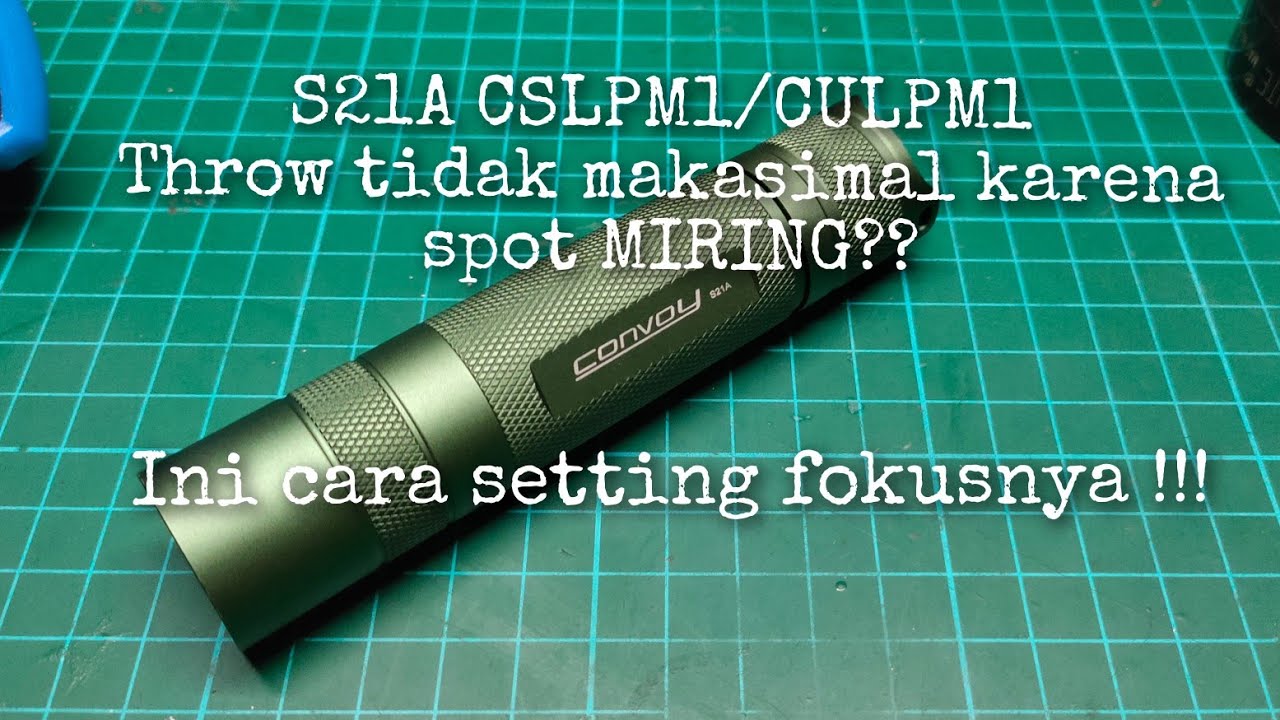 [TUTORIAL] CARA SETTING SPOT & FOKUS‼️CONVOY S2+/S21A/S21B/S11 Osram CSLNM1/CSLPM1/CULPM1 