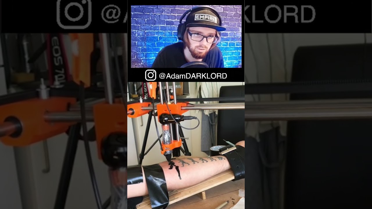 Автоматический робот для нанесения татуировок 😱
