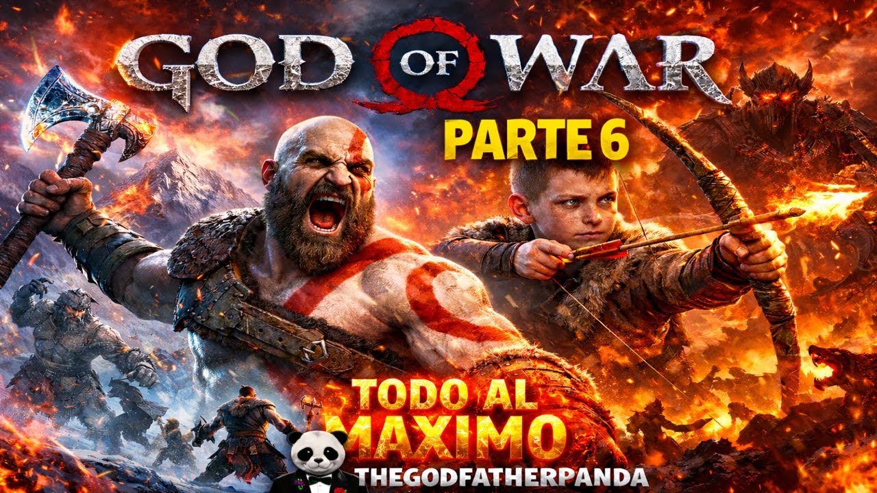 God Of War:Kratos al 100% desde el primer minuto PART6.(THEGODFATHERPANDA)